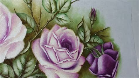 Pintura Em Tecido Como Pintar Rosas Projeto N Luciana Dalponte