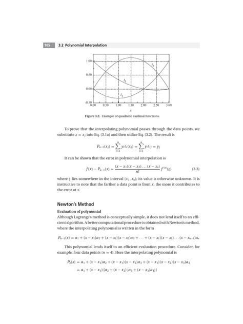 Newton Polynomials Pdf Interpolation Polynomial