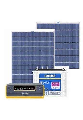 Luminous 3kw Off Grid Solar System At Rs 15000 Piece Home Solar