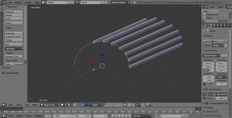 Array Curve Modifiers Without Deforming Mesh Modeling Blender