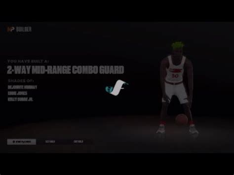 2 Way Mid Range Combo Guard 2k23 Rare Build YouTube