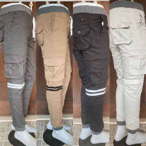 Jual Celana Rib Rip Cargo Kargo Joger Jogger PDL Panjang Pria Cowo