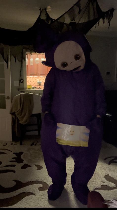 We decided to get Teletubbies costumes for a kids Halloween themed birthday this year...and uh ...