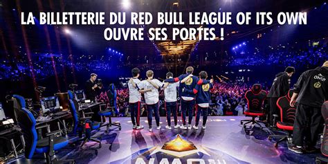 Red Bull League Of Its Own La Billetterie Est Ouverte