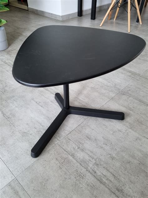 Black Svartasen Laptop Stand Side Table From Ikea Furniture Home