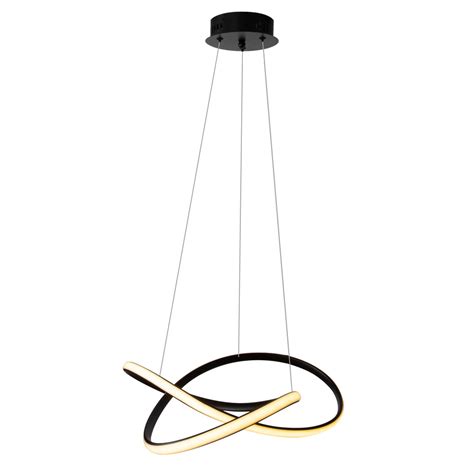 Lustre Pendente Space Saturno Led Preto W K D X Mm Llumm Br