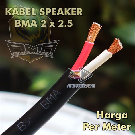 Jual Kabel Speaker BMA 2 X 2 5 Mm Kabel Spiker Tembaga Murni Original