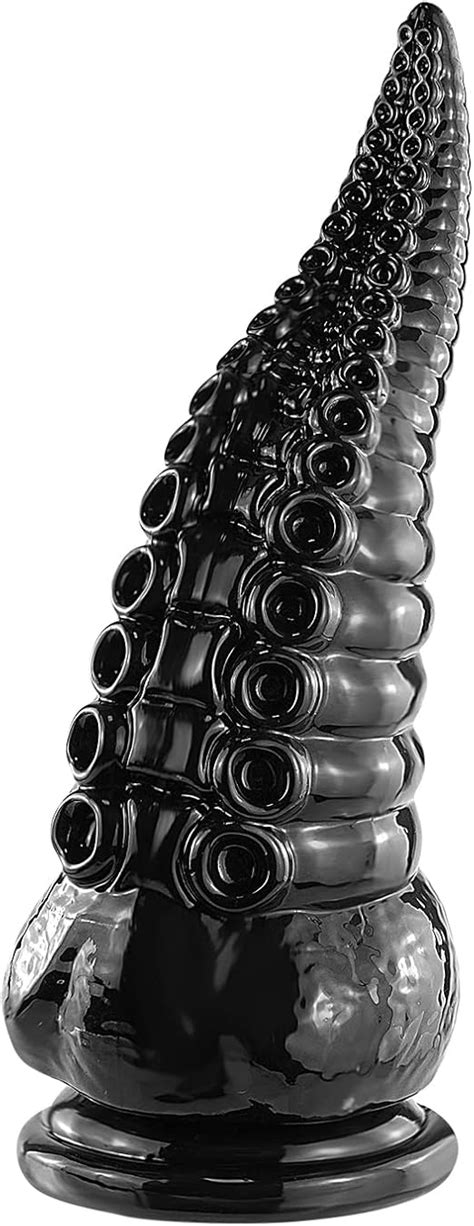 Tentakel Dildo Schwarz Butt Plug mit Starkem Saugnapf für Frauen Paare Männer Amazon de