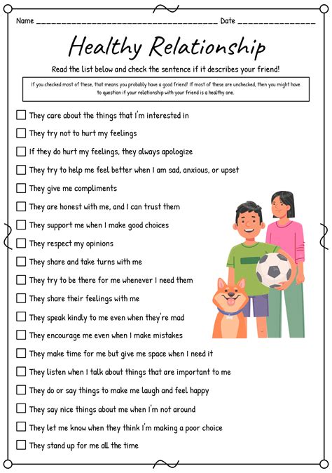 18 Best Images Of Relationship Building Worksheet Building Healthy