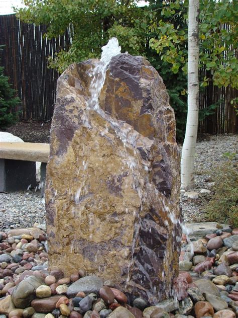 I Love The Big Bubbly Rock Backyard Water Fountains Diy Garden