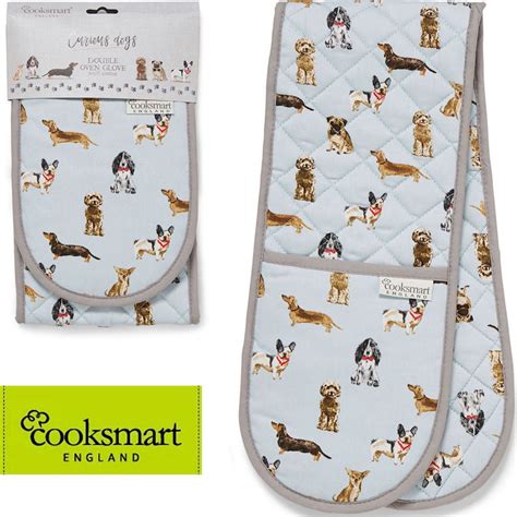 Wholesale Curious Dogs Double Oven Glove Cooksmart Kitchenware