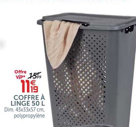 Promo Coffre à Linge 50 L chez GiFi iCatalogue fr