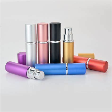 Aluminium Perfume Bottle Ml Portable Refillable Glass Perfume Bottle