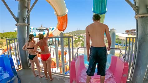 Free Fall Water Slide At Oasis Aquapark Alacat Cesme Izmir