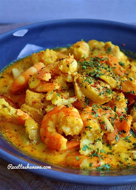 Crevettes Au Lait De Coco Curry De Crevettes Recettes By Hanane 22113