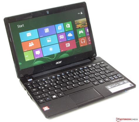 Test Acer Aspire One 725 C7Xkk Notebook Notebookcheck Tests