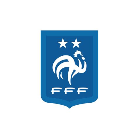 Sticker Et Autocollant Logo Equipe De France Fff 2 étoiles