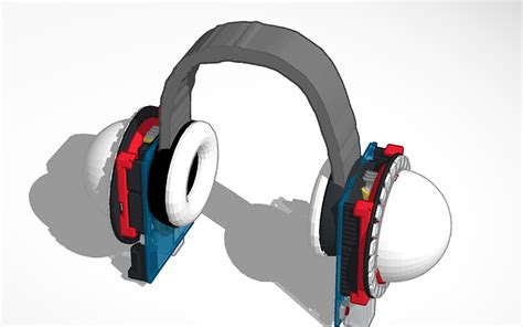 3d Design Rainbow Headphones Tinkercad