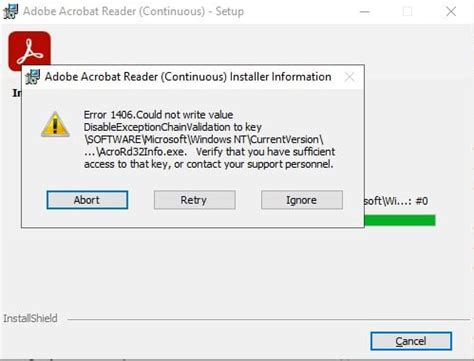 Unable To Install Adobe Acrobat Reader Due To Newer Version Detected