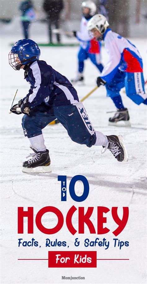 Top 10 Hockey Facts, Rules, And Safety Tips For Kids | Hockey facts ...