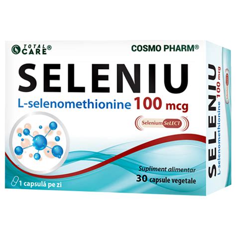 Seleniu 100mcg 30 Capsule Cosmopharm Dr Max Farmacie