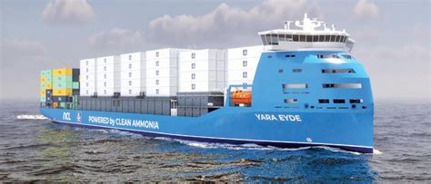 The Worlds First Clean Ammonia Powered Container Ship Daily Ft