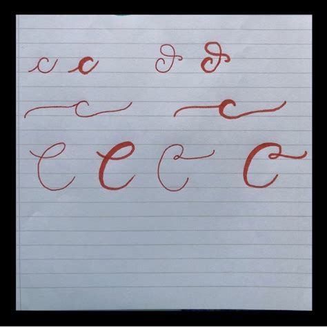 How To Write Calligraphy Letter C Blue Skies Lettering