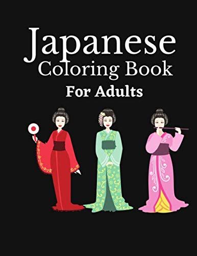 Japanese Coloring Book For Adults Japan Colouring Book With Creative