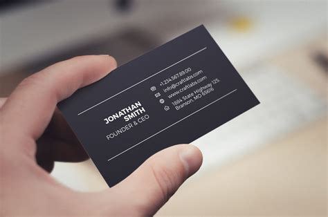 Of The Best Business Card Templates For Photoshop In Templatelab