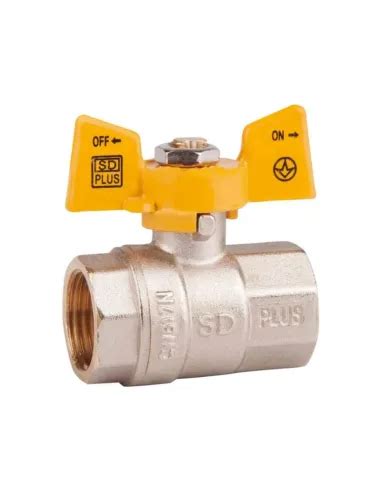 Кран шаровой для газа SD Plus ВР SD602NG20PN40 3/4 дюйма купить в ...