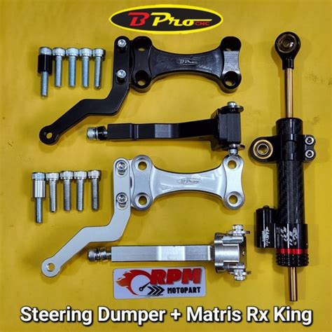 Rx King Stabilizer Bracket And Stabilizer Matris Steering Dumper Damper