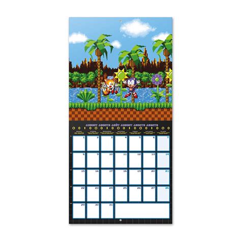 Official Sonic 2022 Wall Calendar 2022 Calendar 12 X 12 Square Wall