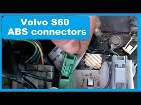 Volvo S V Abs Sensors Location Front Rear Youtube