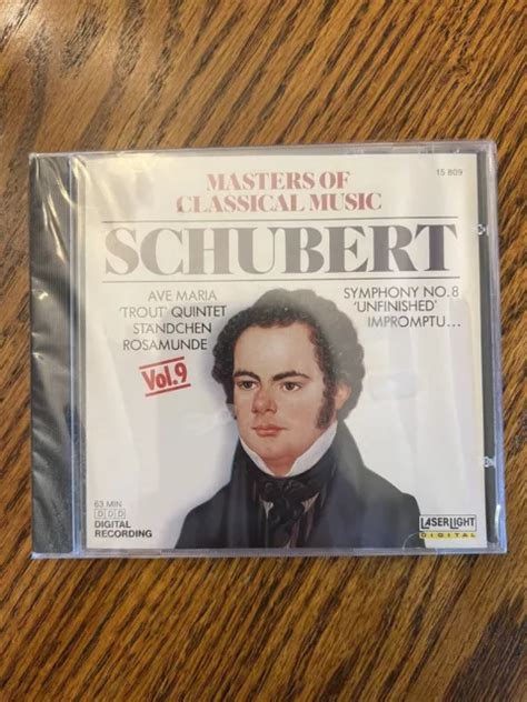 Masters Of Classical Music Vol 9 Schubert Cd Lumière Laser 1988 Neuf Scellé Eur 138