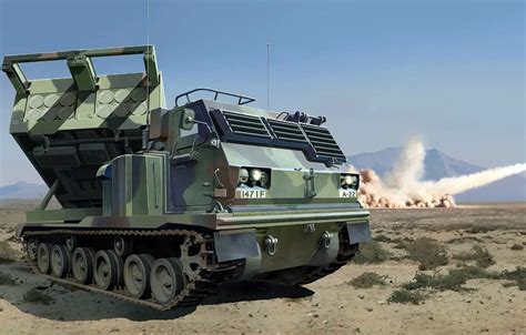 Wallpaper Usa Mlrs Mlrs M270 American Universal Launcher Multiple