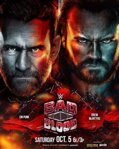 Bad Blood 2024 CM Punk Vs Drew McIntyre In A Hell In A Cell Showdown