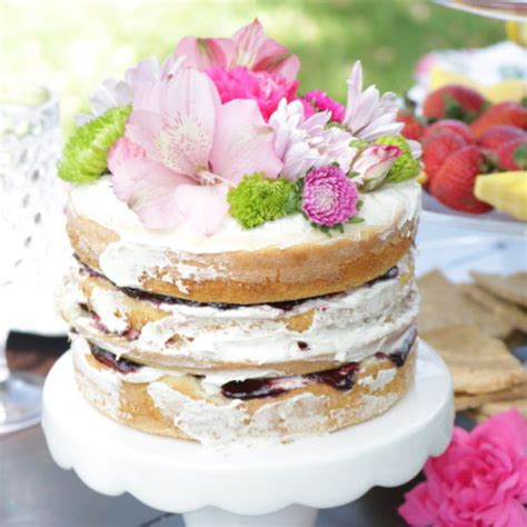 Easy Naked Cake Recipe A Cup Full Of Sass