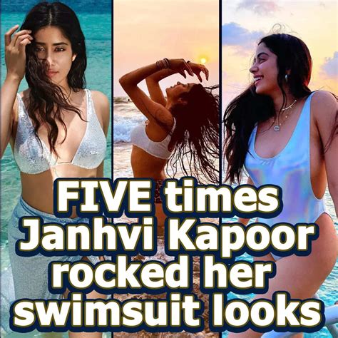 Five Times Janhvi Kapoor Left Her Fans Drooling Over Her Swimsuit Looks