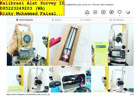 Sertifikat Kalibrasi Alat Ukur Waterpass Theodolite Total Station Rizky