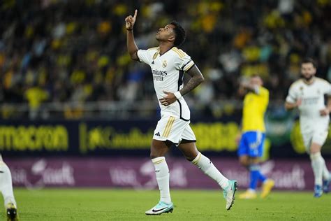 Cádiz R Madrid Rodrygo brilla con doblete y asistencia a Bellingham