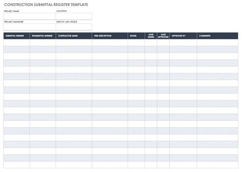 Optimize Construction Projects With Submittal Cover Sheet Templates A