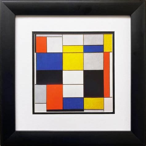 Piet Mondrian Composition A Framed Art Print Etsy