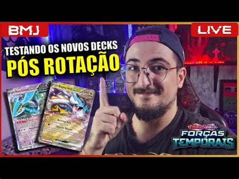 Testando os novos Decks TCG live Forças Temporais YouTube