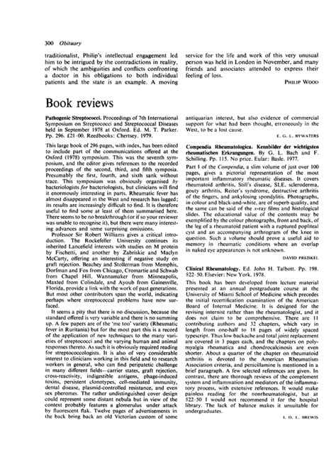 Compendia Rheumatologica Kennbilder Der Wichtigsten Rheumatischen