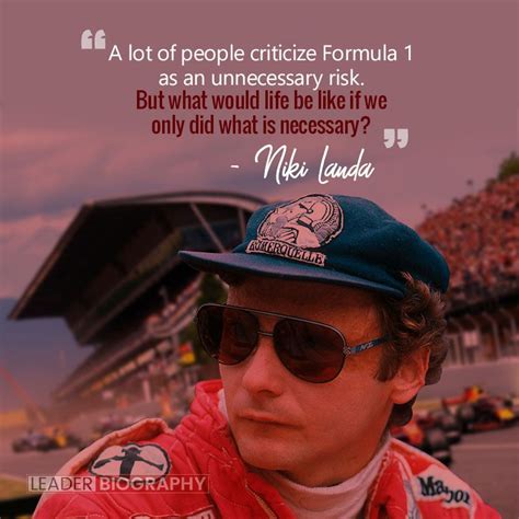 Niki Lauda Quotes