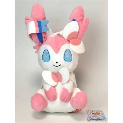 Pokemon 2019 Bandai Sylveon I Love Eievui Large Plush Toy