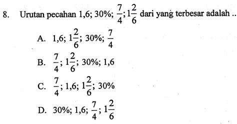 Contoh Soal Bilangan Cacah Kelas 6 Soal Matematika Kls 6 Uas Ganjil 2013 2014 Ok Sebagai