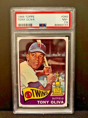 Topps Tony Oliva Psa Nm Minnesota Twins Hof Ebay