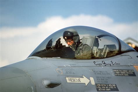 A Th Tactical Fighter Wing Pilot Completes Final Preflight Checks In