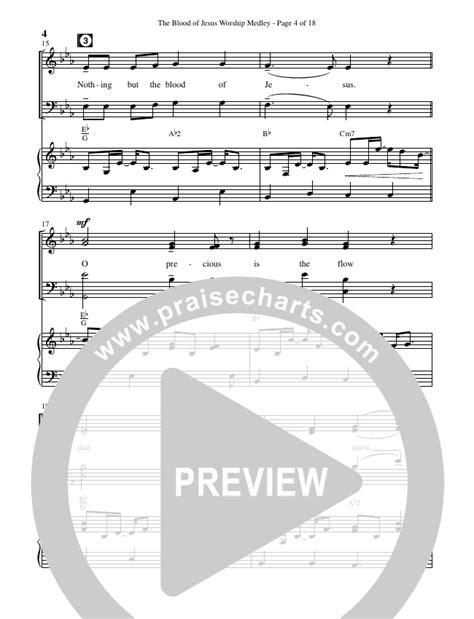 The Blood Of Jesus Worship Medley (Choral) Sheet Music (Brentwood ...